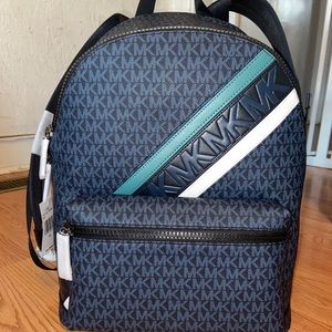 Michael Kors Cooper Logo Stripe Backpack